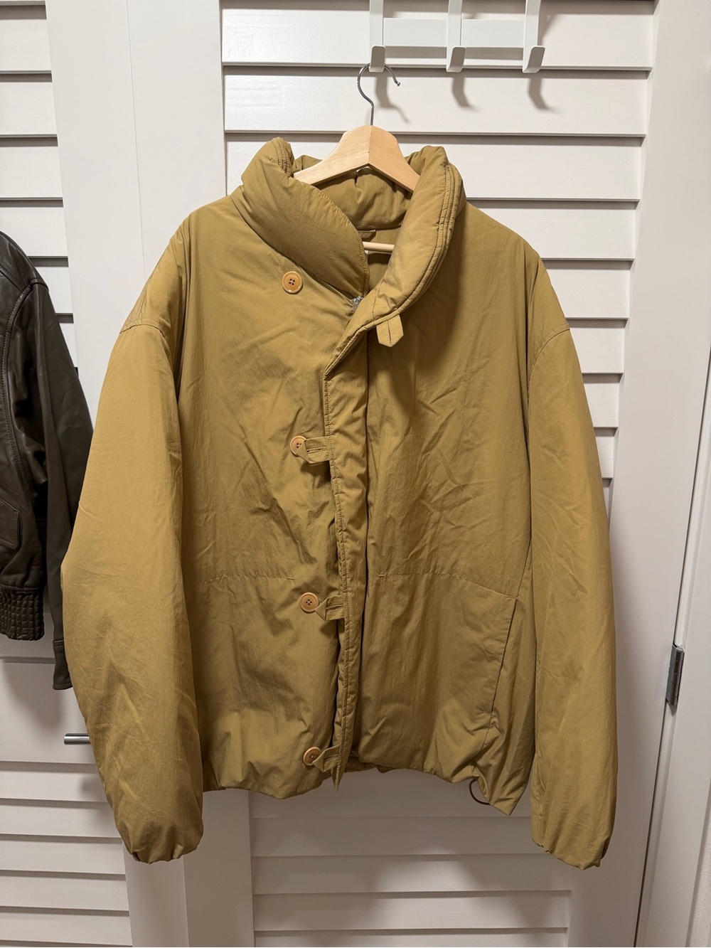 Lemaire Women's Puffer Jacket in Mustard